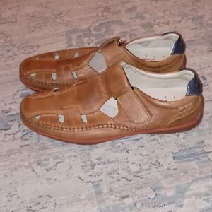 PIKOLINOS Marbella Leather Men's Closed Toe Sandals Size 43